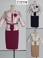 Robe de cérémonie élégante sur mesure pour femmes grandes tailles, en brocart de haute qualité, collection 2026