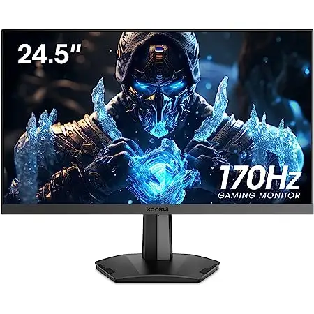 KOORUI24インチスクリーンモニター165Hz1920*10809: 16呼吸灯
