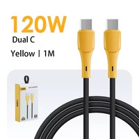 Kabel Data Pengisian Cepat 120W Soft TPE Macaron Charger untuk Ponsel 7 8 Plus X 12 13 14 Pro Max iPad
