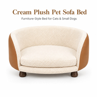 Canapé en cuir pour animaux de compagnie, écologique, respirant, confortable, style uni tendance, coussin pour chat et chien, pour petits animaux, toutes saisons