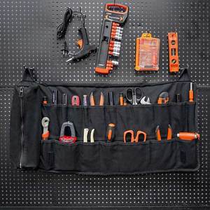 Sac à outils portable multifonctionnel pour électricien, sac de rangement pour kit d'outils d'entretien automobile, sac à outils à enroulement - Product Image 6
