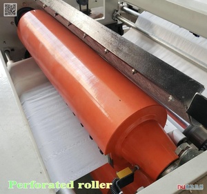 Machine de rouleau de papier toilette, appareil à gaufrage des bords à haute vitesse de 600mm - Product Image 5