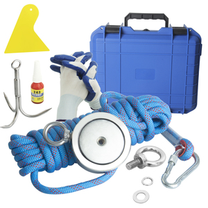 Doppio Lato Da Pesca Magnete <span class=keywords><strong>Gioco</strong></span> Giocattolo Kit 300/500/1000LBS Forza di Trazione Forte Neodimio Magnete Pesca - Product Image 1