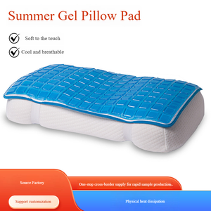 Almohada <span class=keywords><strong>de</strong></span> Gel Personalizada para Cuello y Cabeza, Almohada <span class=keywords><strong>de</strong></span> Espuma Viscoelástica Tejida, Portátil, para Dormir, Viajar, Acampar, Avión - Product Image 3