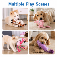 Jouet en peluche silencieux pour chien avec couineur ultrasonique pour le soulagement du stress et l'activité intérieure – Idéal pour les vendeurs en ligne