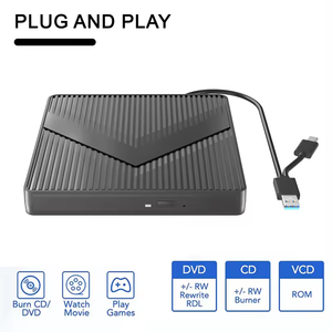 <span class=keywords><strong>Lecteur</strong></span> graveur de <span class=keywords><strong>lecteur</strong></span> optique <span class=keywords><strong>CD</strong></span> DVD externe pour ordinateur portable Windows 10 11 <span class=keywords><strong>Mac</strong></span> USB 3.0 Type C - Product Image 3