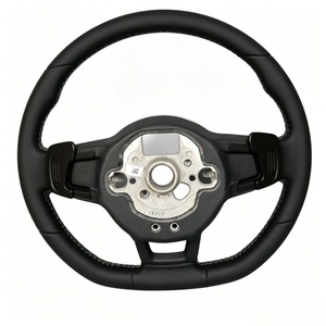 Volant en cuir personnalisé pour VW <span class=keywords><strong>Golf</strong></span> <span class=keywords><strong>R7</strong></span> 5 7.5 R MK6 MK7 Passat B8 GTI TDI Tiguan Polo CC - Product Image 6