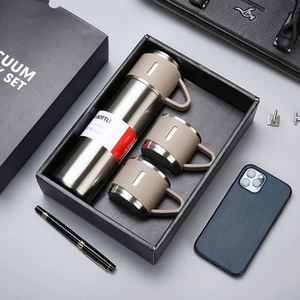 ชุดแก้วกาแฟและจานรองสแตนเลสสตีลสองชั้นแบบนอร์ดิก - Product Image 1