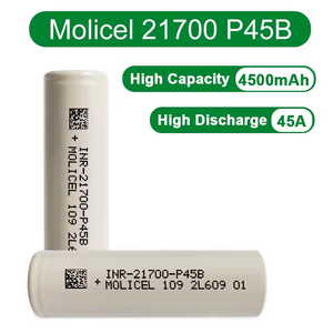 공장 직접 공급 도매 가격 몰리셀 3.7V 4500mAh INR21700 P45B 충전식 고방전 전류 드론 배터리 - Product Image 2