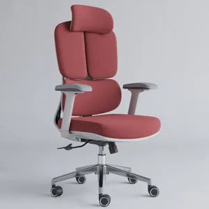 홈 데스크 게이밍 메쉬 미드 럭셔리 모던 휠 인체 공학적으로 편안한 발판 정품 가죽 사무실 의자
