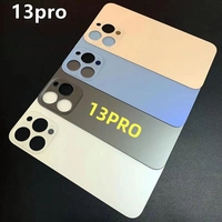 Remplacement de la vitre arrière à grande ouverture pour iPhone 13 Mini 13 Pro Max, panneau de verre arrière, couvercle de batterie