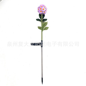 Lámpara Solar con Forma de Bola de Flores, LED, Decoración para Jardín y Césped, Resistente al Agua, con Célula Solar Monocristalina, Garantía de 2 Años - Product Image 5