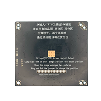 Carte de conversion Tcon 100% originale, nouvelle, de 2K à 4K, adaptateur LVDS vers VByone, convertisseur QK-72333, réparation d'écran LCD