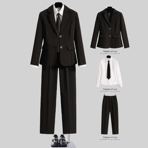 Trajes <span class=keywords><strong>de</strong></span> Trabajo para Entrevista <span class=keywords><strong>de</strong></span> Primavera y Verano, Tallas S-5XL, Traje Diario Básico y Sencillo, Trajes Profesionales para Mujer, Ropa Formal para <span class=keywords><strong>Hotel</strong></span> y Oficina - Product Image 1