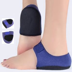 1 buah pelindung tumit heelcup Gel bantal dukungan Plantar Fasciitis pergelangan kaki penjepit nyeri tumit, Achilles Tendinitis, tumit kering retak - Product Image 1
