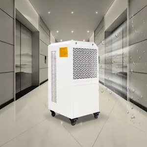 Desumidificador industrial comercial de alta potência, degelo automático inteligente com filtro de ar lavável Humidistat ajustável, armazéns
