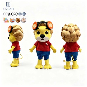 Uyeah Costume da Mascotte Leone per Adulti Personalizzato, Design 3D <span class=keywords><strong>1</strong></span>:<span class=keywords><strong>1</strong></span> in Schiuma Intagliata, Personaggio Animale Imbottito - Product Image 4