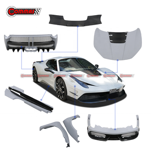 Kit de Carrocería de Alta Calidad Estilo M Mi-sha, en Fibra de Carbono, para Ferrari 458, Parachoques Delantero y Trasero - Product Image 2