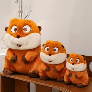 Peluche Castor Marron Cartoon Metamorphosis, Jouet en Peluche Doux, Vente en Gros et au Détail, Cadeau d'Anniversaire pour Enfants, Décoration de <span class=keywords><strong>Chambre</strong></span> - Product Image 5
