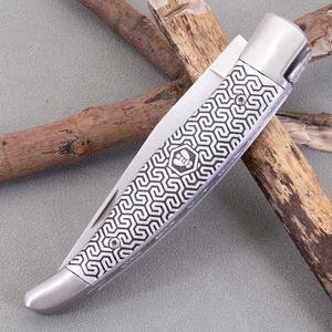 Couteau <span class=keywords><strong>de</strong></span> <span class=keywords><strong>poche</strong></span> pliant multifonctionnel <span class=keywords><strong>de</strong></span> style français Couteau <span class=keywords><strong>de</strong></span> combat à manche en aluminium pour le camping Utilisation tactique OEM Personnalisable DIY - Product Image 5