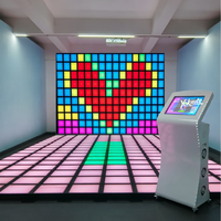 Système de dalles LED interactives pour jeu « Lava Game » : la planète est un volcan pour les arènes de défi « Floor Is Lava »