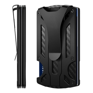 Custom Aluminum Alloy RFID Blocking Slim Credit Card Holder Metal <strong>Wallets</strong> for Men - Product Image 4