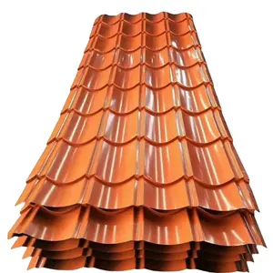 중국 도매 골판지 금속 루핑 14 게이지 0.45mm 아연 지붕 아연 도금 시트
