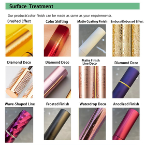 brillant à lèvres transparent de forme ronde personnalisé bouteille d'huile à lèvres vide transparente emballage cosmétique - Product Image 6