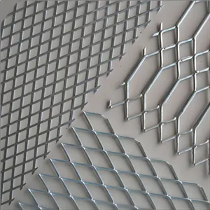 <span class=keywords><strong>2mm</strong></span> 6mm 4mm dày mở rộng lưới kim loại tấm 5x10 phẳng kim cương hình thoi Gothic 4ft x 8ft tấm mở rộng lưới kim loại cho lồng - Product Image 1