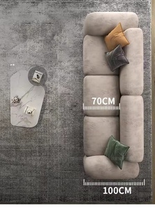 ATUNUS nordico di lusso divano componibile componibile a 3 posti a forma di L divano elegante e elegante <span class=keywords><strong>Set</strong></span> di mobili da soggiorno - Product Image 5