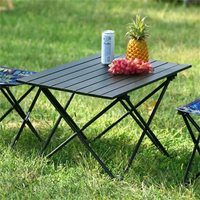 Table pliante moderne, légère et portable, de petite taille, écologique, en fer, pour la cuisine, la salle de bain, le camping en plein air, le pique-nique, la chambre à coucher, couleur personnalisée