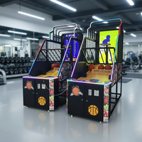 Vente directe usine : Machine de tir au basket d'arcade en métal durable, jeu à monnayeur pour enfants et adultes, 1 an de divertissement en anglais
