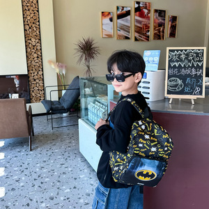 Sacs à dos de grande capacité, dessin animé cool, <span class=keywords><strong>Marvel</strong></span>, Bat Spoder Man, Elsa Stitch, sacs d'école imperméables, sacs à bandoulière tendance pour enfants - Product Image 3