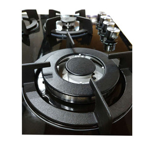 Panel <span class=keywords><strong>de</strong></span> vidrio templado Cocina <span class=keywords><strong>de</strong></span> inducción negra Estufa <span class=keywords><strong>de</strong></span> gas comercial <span class=keywords><strong>para</strong></span> Wok - Product Image 5