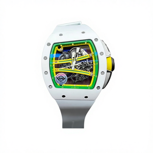 Nuevo Reloj Tourbillon de Alta Calidad, Mecánico, de Lujo, Blanco y Verde, en Oferta - Product Image 1