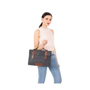 Bolso de Fieltro para Portátil, Funda Protectora para Portátil/Tablet de 13 Pulgadas, Bolso de Hombro, Bolso Elegante - Product Image 4