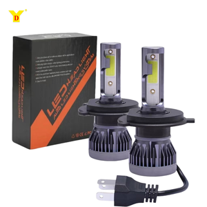 YD C1 Mini Car LED Headlights 6000K New 5000 Lumens H7 Bulb Universal Fitment Fog Lights High/Low Beam Integrated