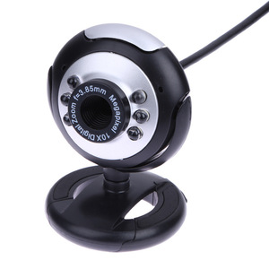 Webcam 0308 Usb 10X, Zoom numérique, capteur CMOS mégapixels, 30 images par seconde, mise au point automatique, Vision nocturne, à clipser pour ordinateur - Product Image 1