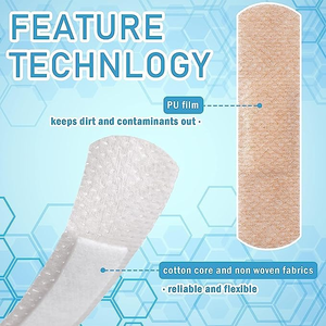 Pansements adhésifs en tissu souple, respirants et élastiques, pour les doigts et les articulations, assortiment en vrac - Product Image 3