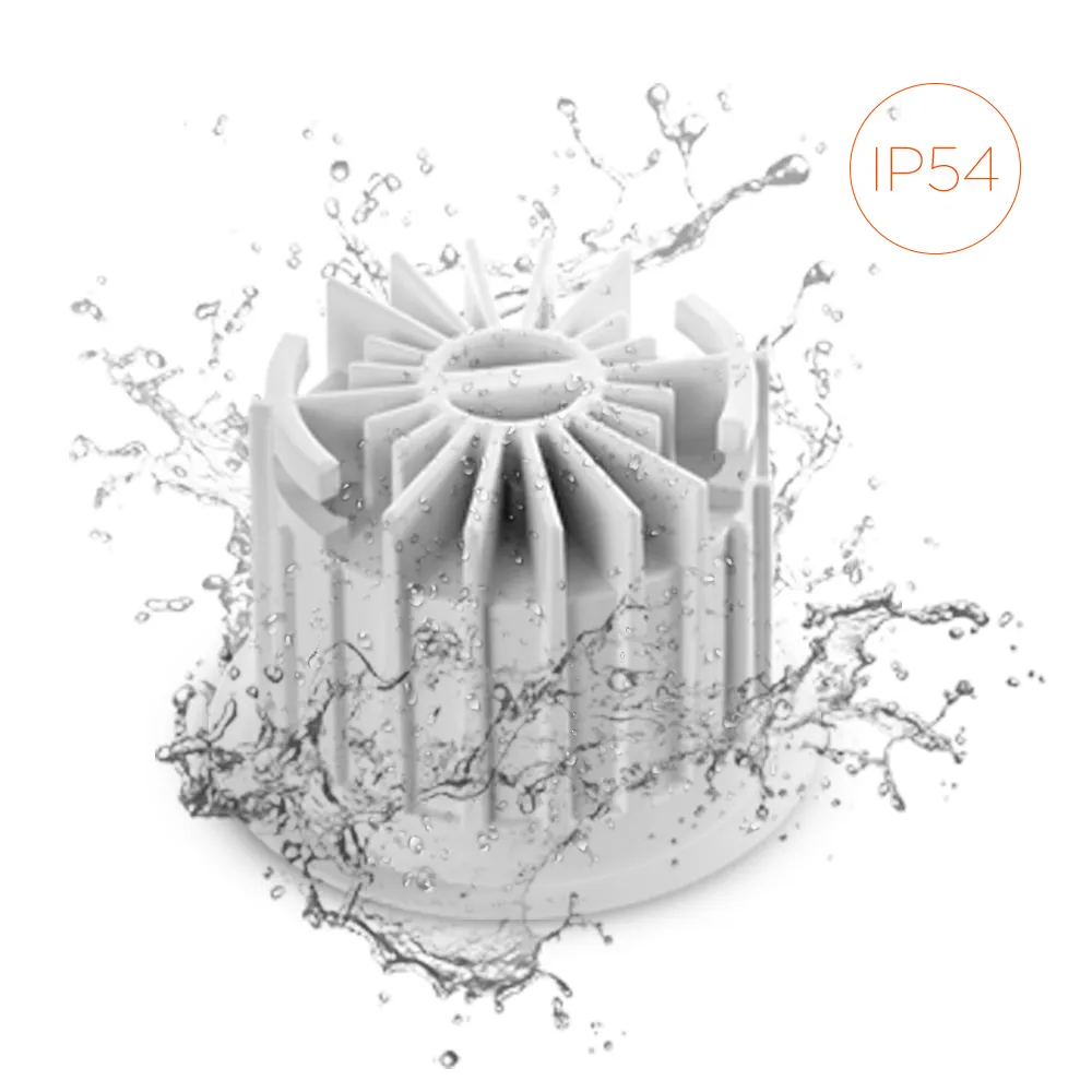 Hızlı yeni ürün 5 inç Led gömme ışık güçlendirme derin Ip44 ayarlanabilir banyo silindirik Downlight