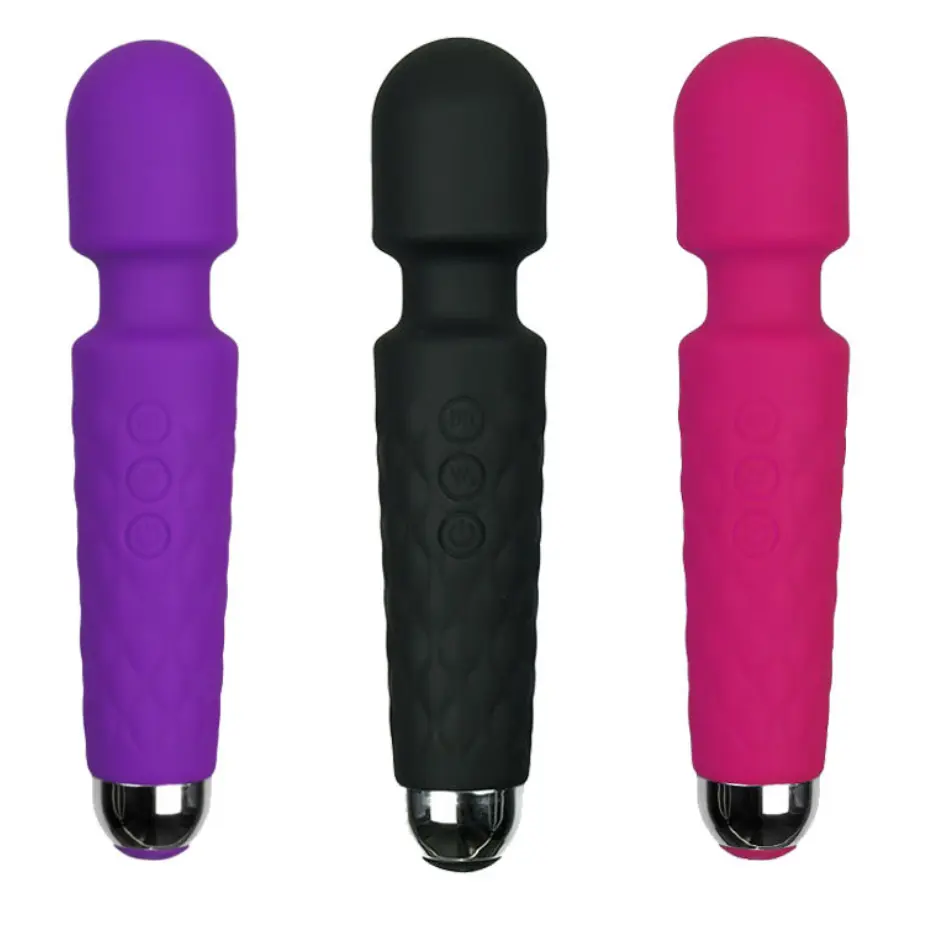 Vibrador masajeador de varita Personal, manos libres de Bpa, sin plomo, resistente al agua