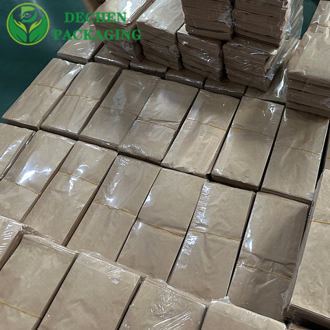 Food Togo Bags Fast Food Paper Bag High Quality Waterproof Paper Bag