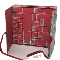 Boîte de rangement créative personnalisée en vrac, design à double porte magnétique, recyclable, boîte d'emballage de mode avec insert, ruban pour les amoureux