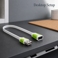 Câble USB Métallique 2A de Haute Qualité, Vente Chaude, Plat, Bicolore, USB-A Mâle vers Femelle, Câble d'Extension pour Téléphone Portable et Ordinateur