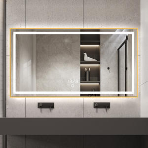 Настенное прямоугольное зеркало из алюминиевого сплава, 3000 К, 4000 к, 6000 К - Product Image 1