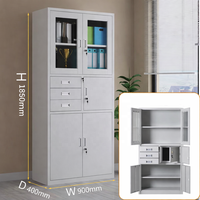 Archivador Metálico Moderno Directo de Fábrica, Diseño Desmontable, Gran Capacidad de Carga, Archivadores Grandes para Escuela y Oficina