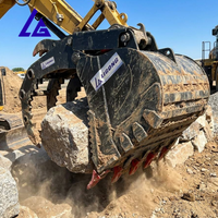 Godet hydraulique NM500 de 1000 mm pour dragage de rivière et aménagement paysager, compatible avec les excavatrices de 20 à 30 tonnes (20t, 25t, 30t, 320)