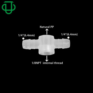 ข้อต่อพลาสติก Jiyou PP 1/8 Npt เกลียวตัวที แบบใส สำหรับเชื่อมต่อท่อน้ำและแก๊ส - Product Image 5