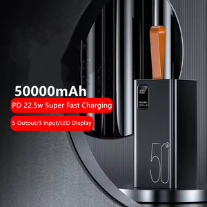 Portatile grande capacità 50000mah PowerBank LED Display digitale 4USB tipo-C uscita USB C PD 22.5W Power Bank 50000mAh ricarica rapida - Product Image 3