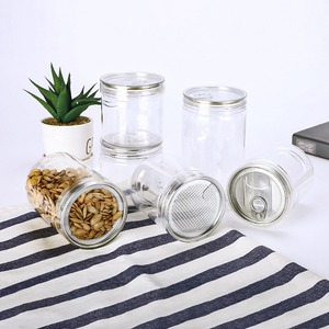 Anello da 300ml a 650ml in plastica per animali domestici, bottiglia di plastica Pop può bere una bottiglia con tappo in alluminio/plastica - Product Image 2